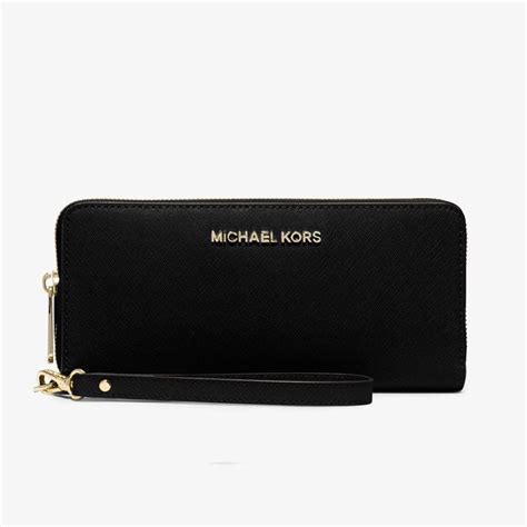 michael kors leather rack|Michael Kors leather continental wristlet.